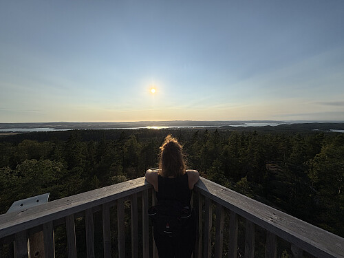 Fantastisk utsikt mot vest