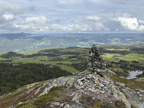Utsikt østover fra Roåkerknappen
