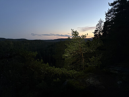 Fra utsiktspunktet ved Vanakleiva