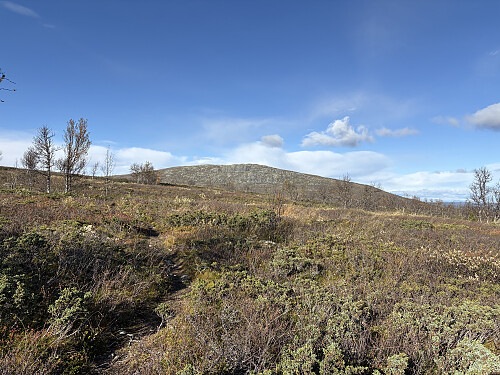 På vei oppover mot Ongsjøfjellet