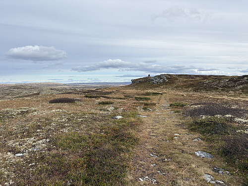 På vei over til Goppolfjellet