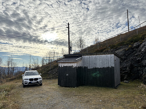 Parkering like oppunder toppen