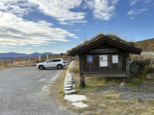 Falkfangeranlegget parkeringsplass