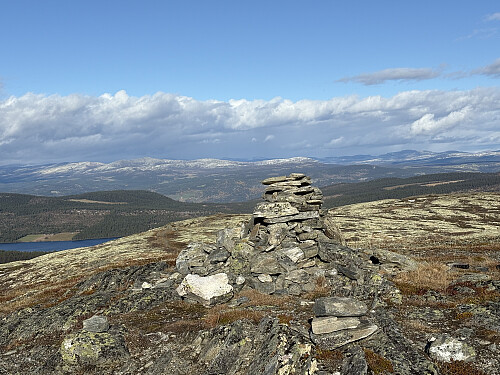 Valsfjellet i Sør-Fron. Dette er det nordligste punktet som er markert med nål på PB