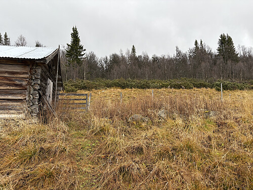 Stien starter ved grinda