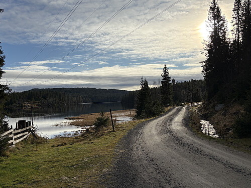 Fin sykkelvei fra Tverrsjøstallen