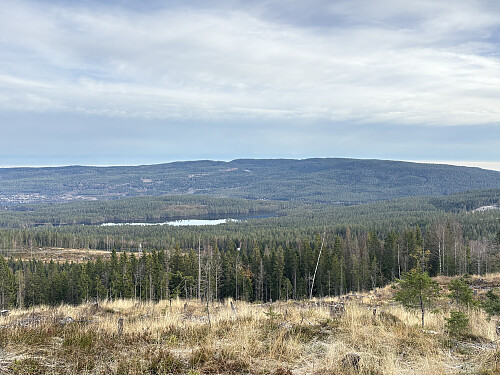 Flott utsikt over mot Paradiskollen