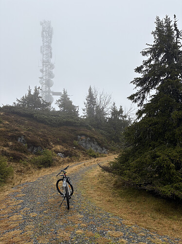 Snart oppe på toppen
