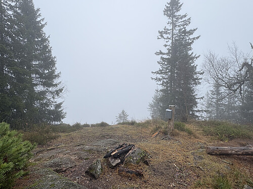 Ingen utsikt denne dagen dessverre!