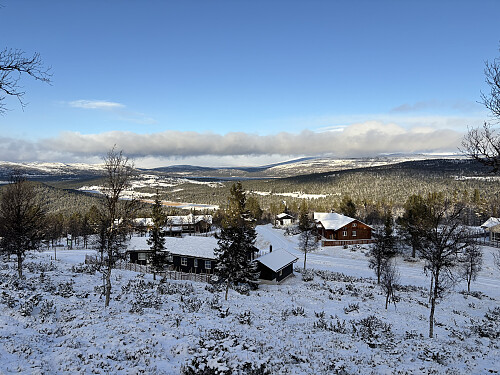 Lynglangs det siste stykket opp mot toppen