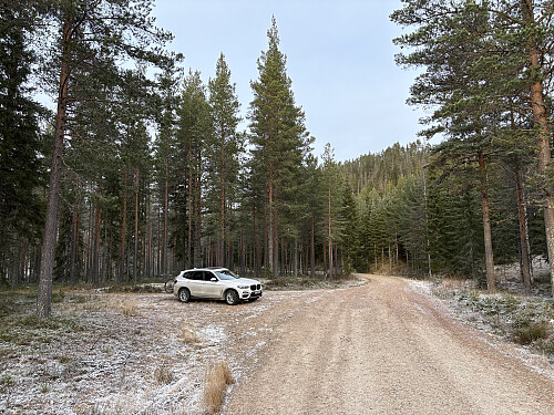 Fin p-lomme ved turstart