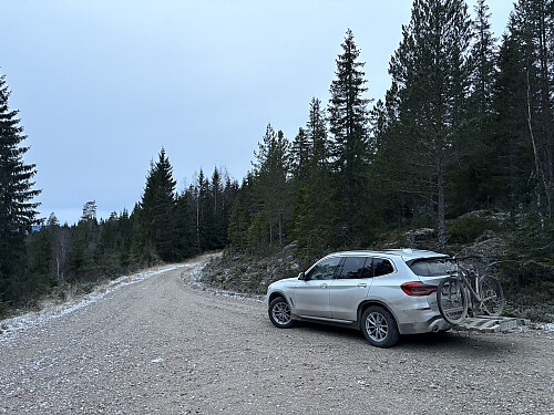 Snuplassen rett sør for toppen