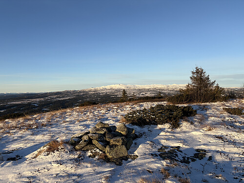 Nylsfjellet nordtoppen, utsikt nordover