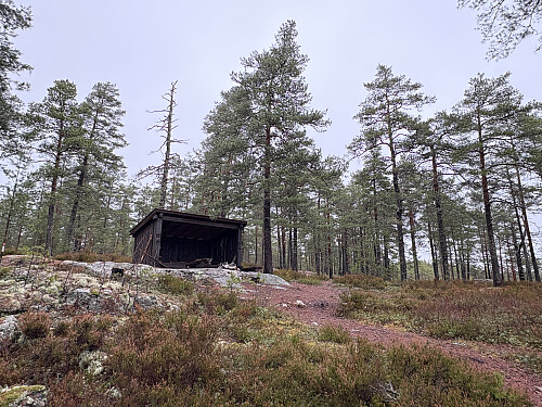 Gapahuk ved Breimåsan