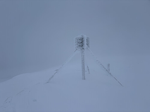 Toppunktet lengst øst med trigpunktmerke