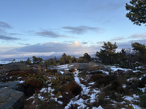 Toppunktet på Ramnafjellet 