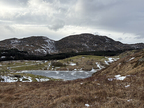 Høybufjell sett fra oppstigningen til Stølsfjellet