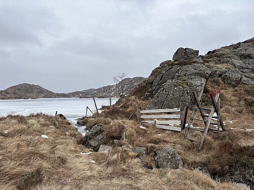 Ved sørenden av Gamstjørna 