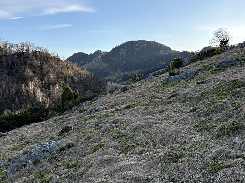 Tverrfjellet sett fra oppstigningen mot Daursnuten
