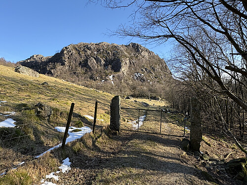 Tilbake mot Smerthusfjellet