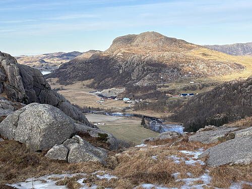 Tøgjefjellet sett fra Tindafjellet