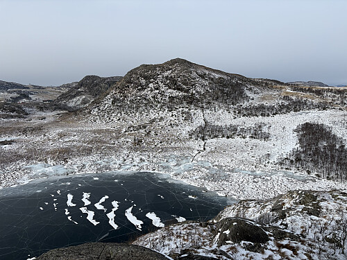 Øksnanuten sett fra Tverrlinuten