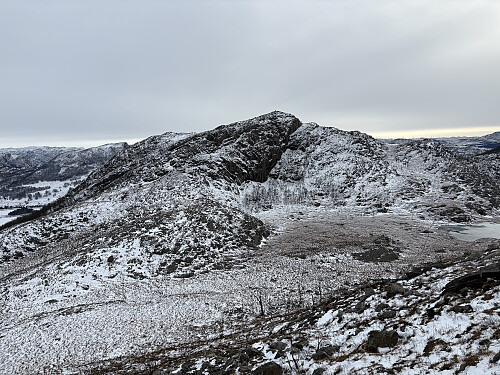 Håfjellet sett fra oppstigningen mot Vassfjellet