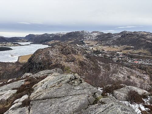 Utsikt vestover fra Middalshammaren