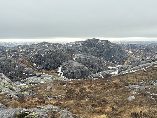 Glovheia sett fra toppartiet av Krågefjellet