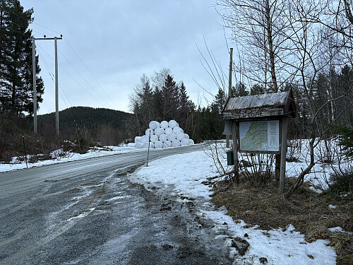 Ved p-lomma i Lutdalen