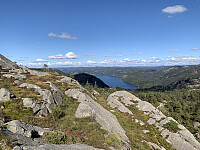 Utsikt nordover i Lundevatnet.