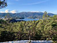 Utsikt mot Sandsfjorden og Grytenuten.
