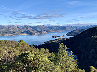 Utsikt innover Høgsfjorden.