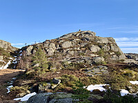 Robergsknuden sett fra nordvest.