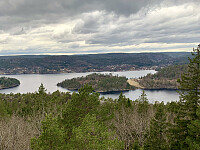 Utsikt mot Songevannet/Nævestadfjorden.