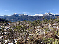 Vindafjorden, Akslandsnuten og Sellandsnuten sett fra Nonshaug.