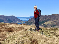 Toppen med utsikt til Ølsfjorden.