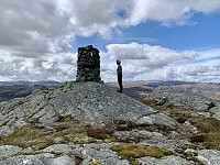 Toppen med Skykula i bakgrunnen.