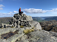 Toppen av Gangfjellet.