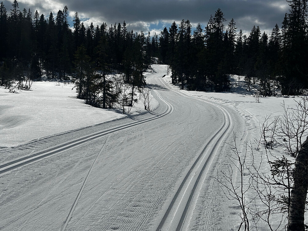 Nykjørte løyper og fint vårvær