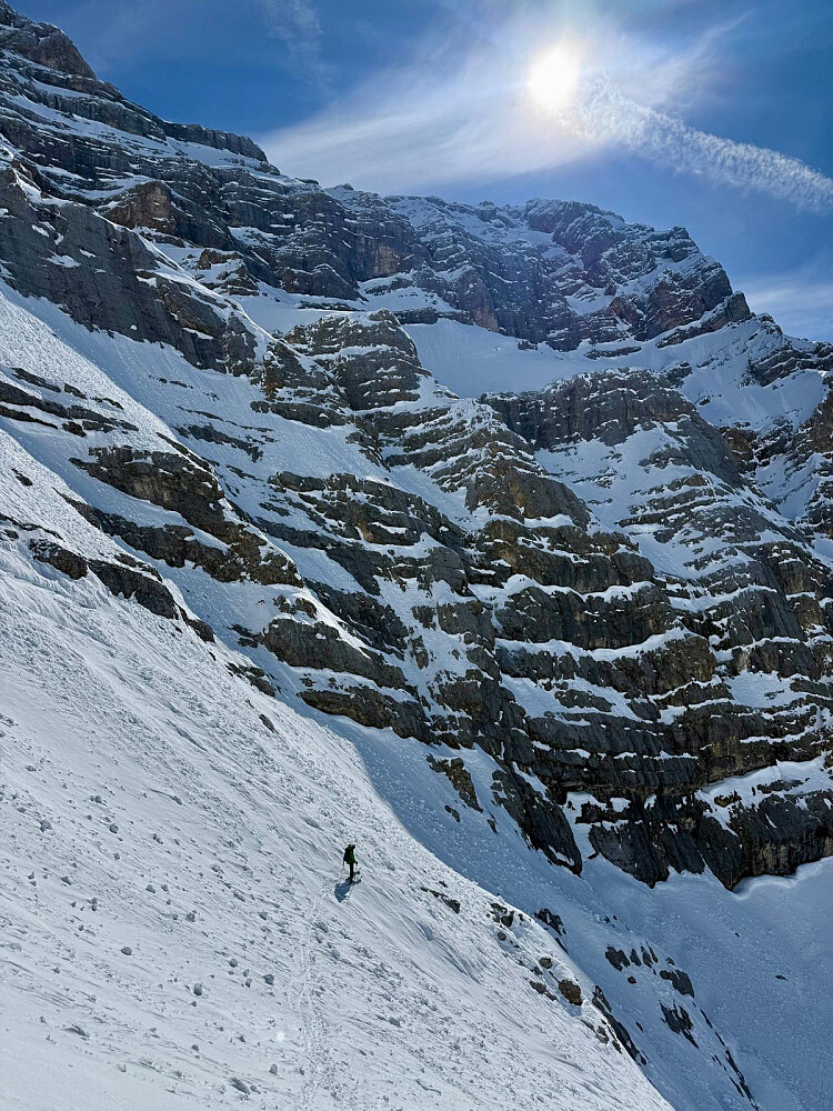 Im oberen Teil der Route