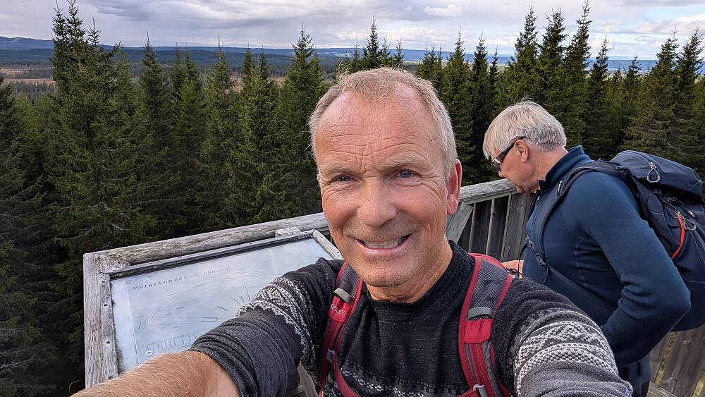 Oppe i tårnet på Molstabrenna