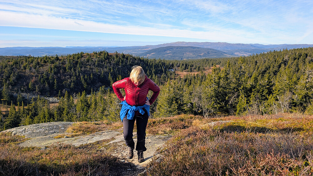 Siste kneika opp til Krokvassfjellet 