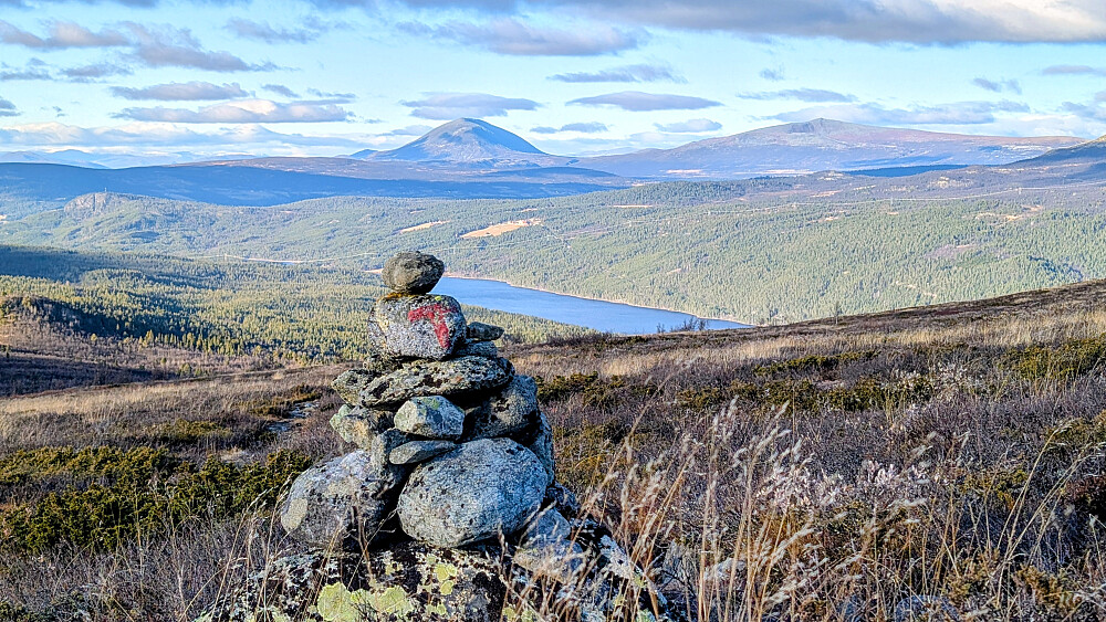 Mot Espedalsvatnet og Heidalsmuen 