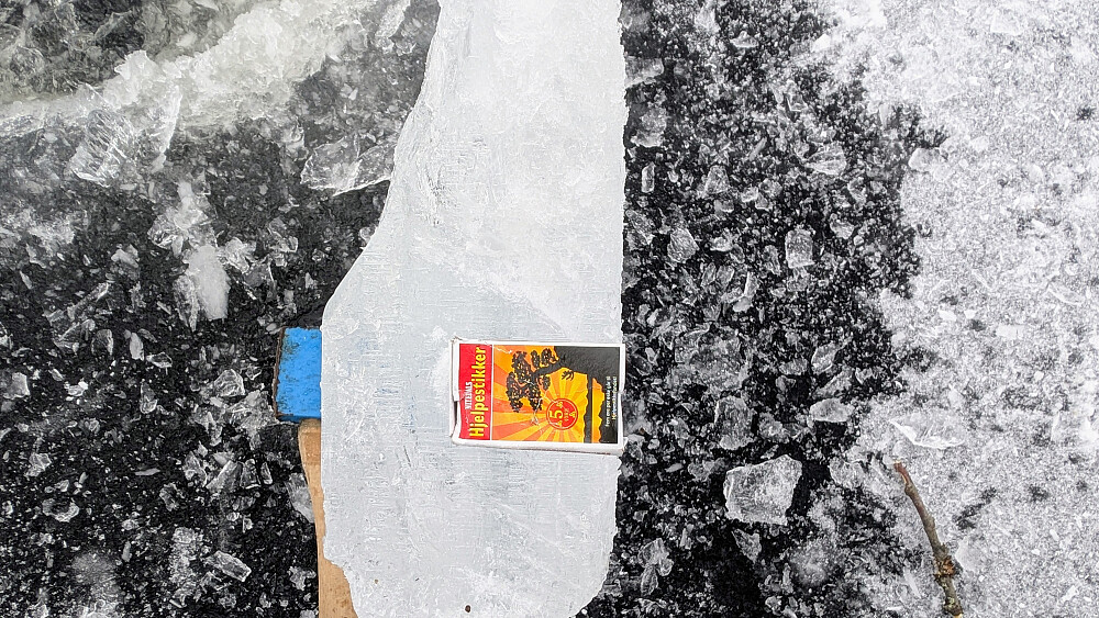 Istykkelsen i Svartvantnet