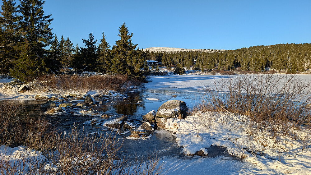 Nevelsjøen og Nevelfjell bak