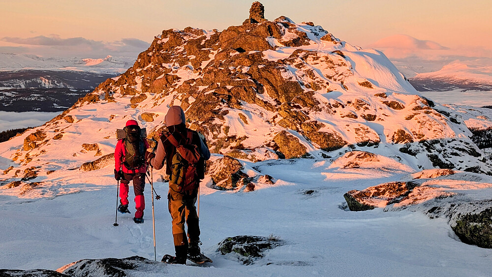 Skarvemellen i morgenlyset