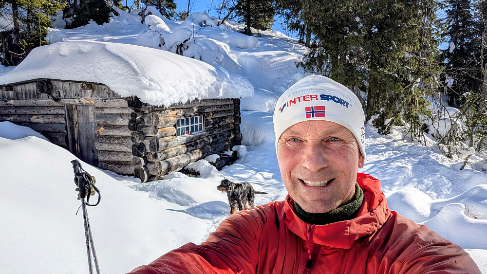 Lunt og varmt ved Hjemmefronthytta
