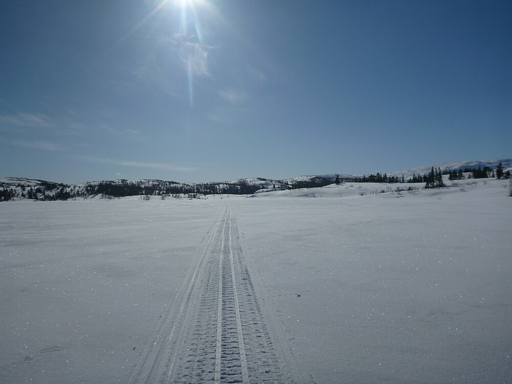 Litjheggsjøen mot sola