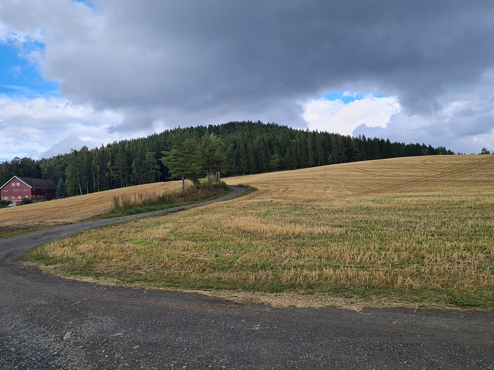 Utsikt tilbake mot Sølvsberget